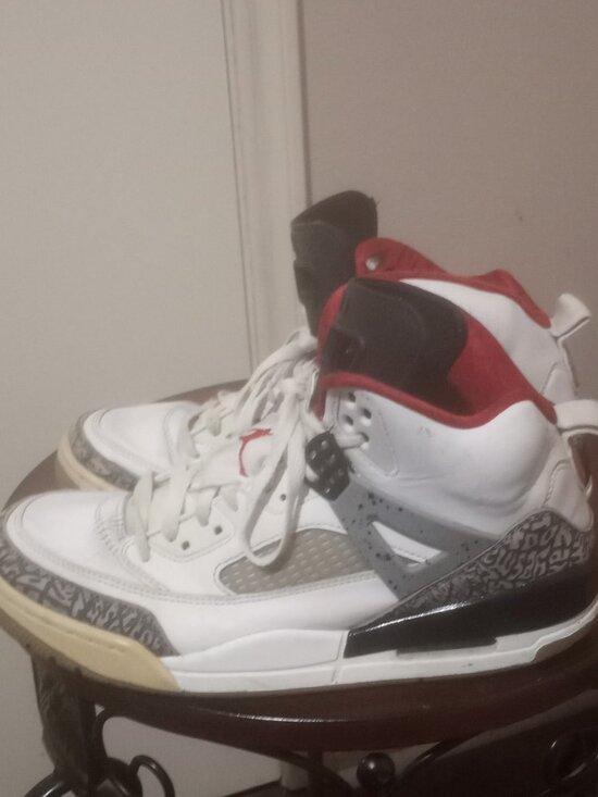 Nike Air Jordan Mens Spizike Retro White Cement 315371-122 - Sz 8.5 main image 9